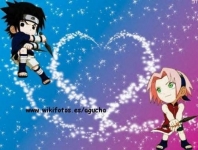 Sakura e Sasuke heart